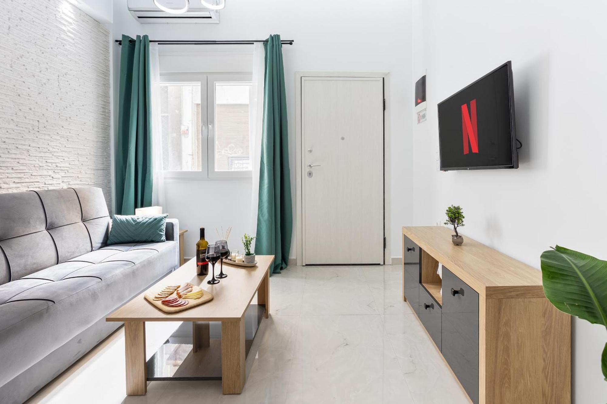 New Luxury Apartment In Downtown Tesalonika Bagian luar foto