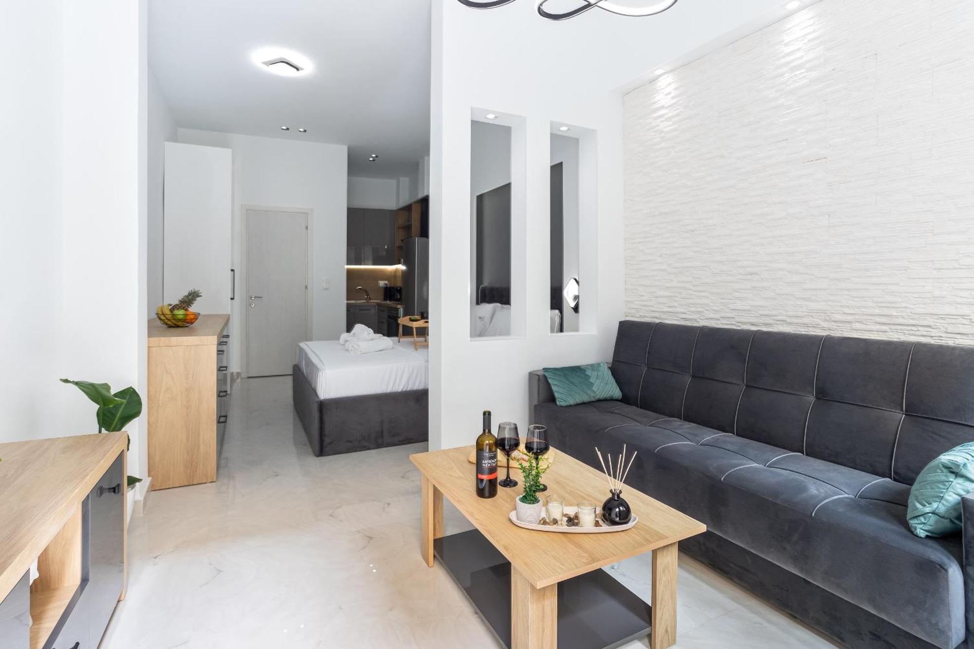 New Luxury Apartment In Downtown Tesalonika Bagian luar foto